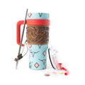 Wyoming Hand Tooled Tumbler