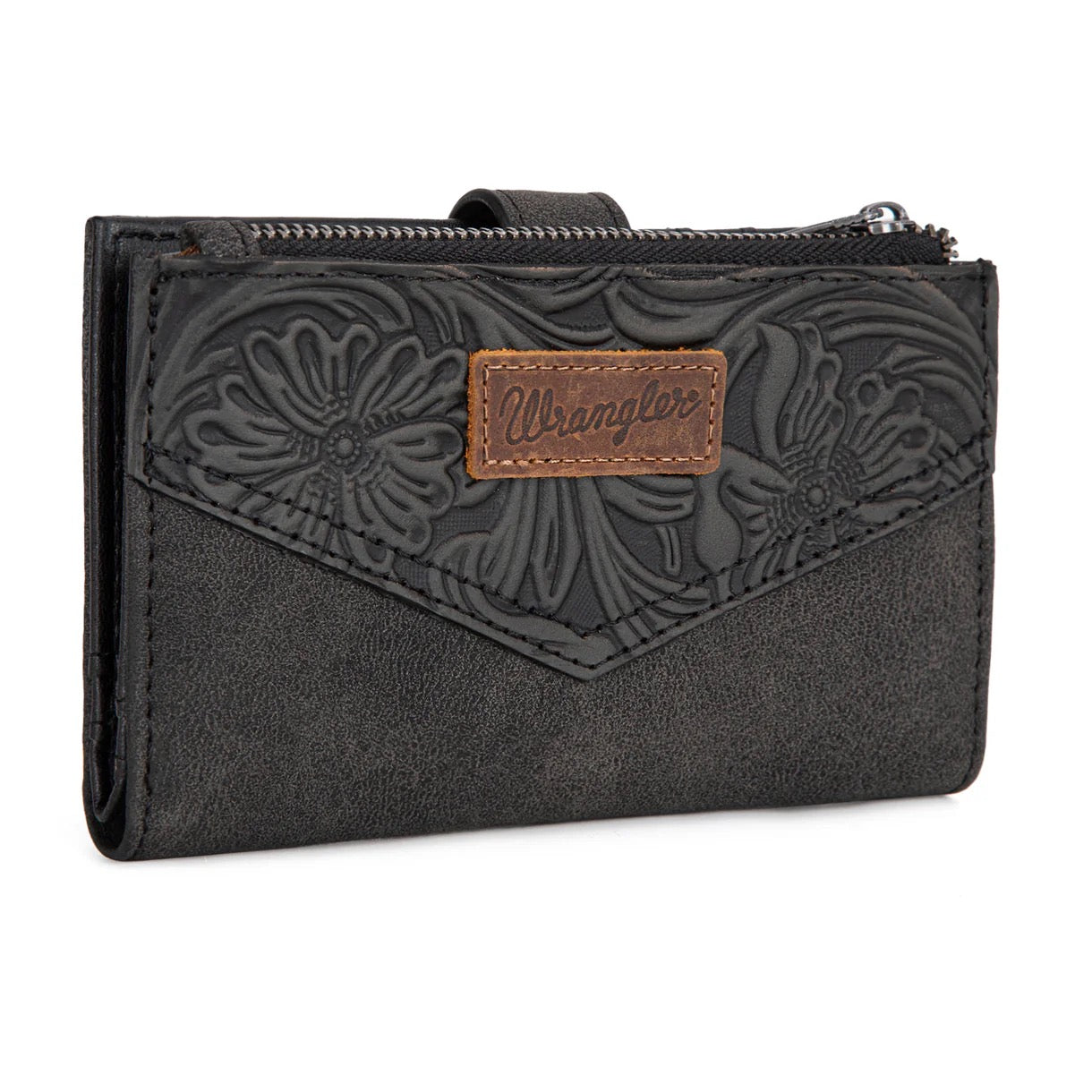 Wrangler Black Embossed Wallet
