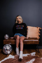 Lets Go Girls Sequin Sweater