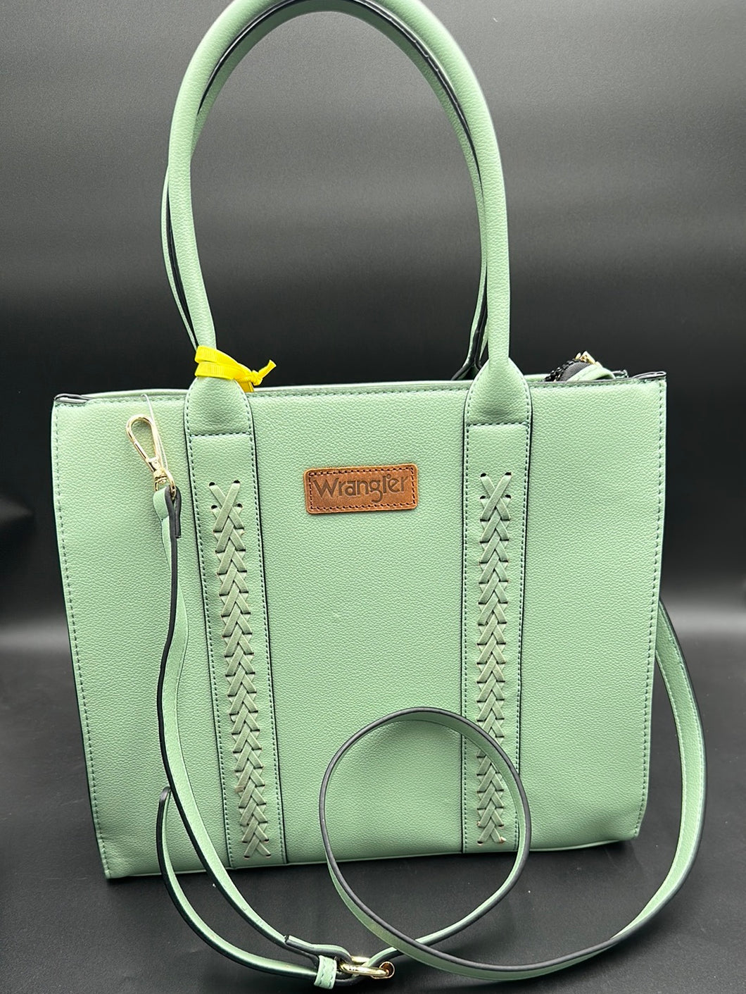 Wrangler Green Tote Crossbody Purse