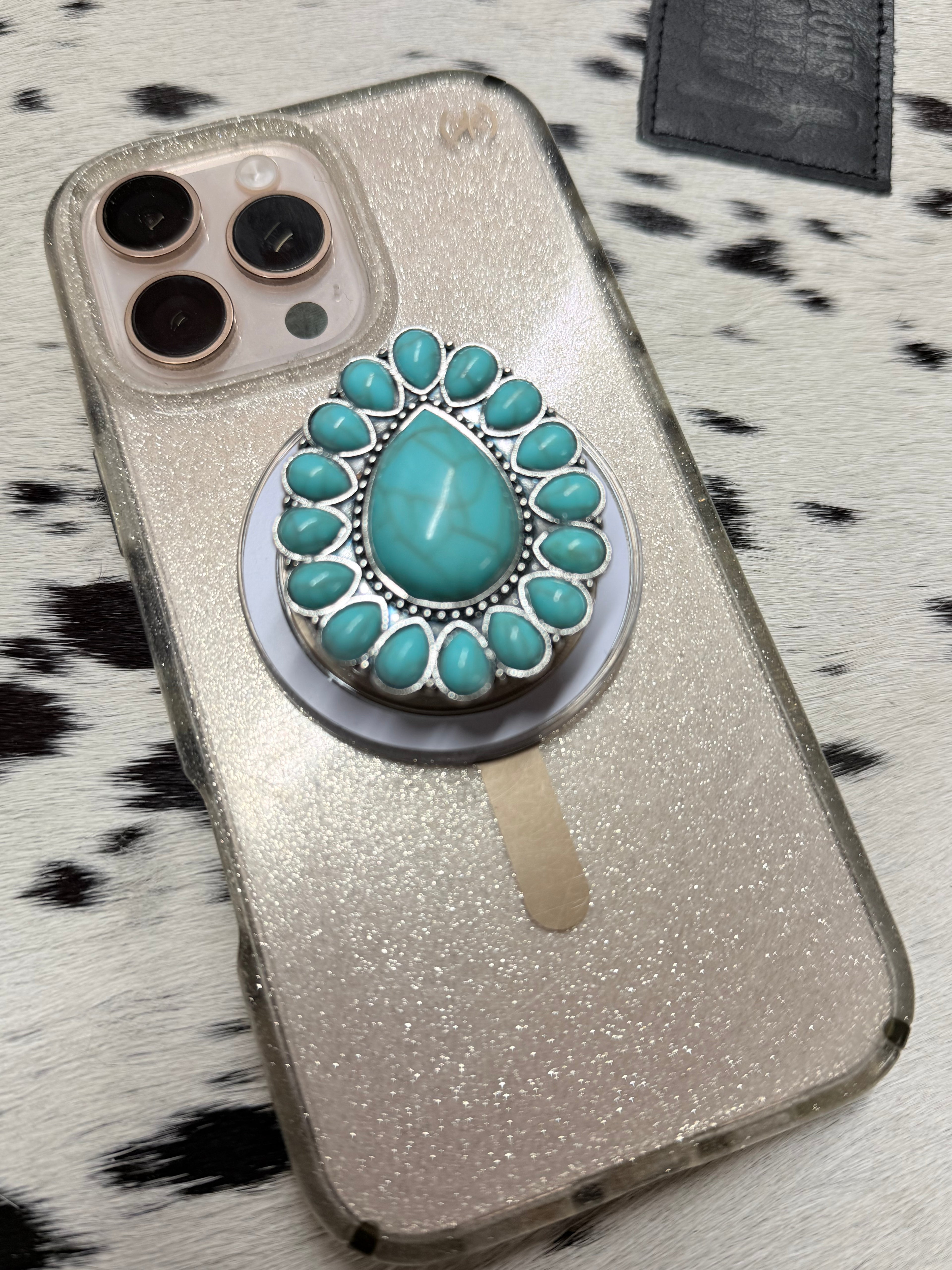 Turquoise Cluster Magnetic Phone Grip