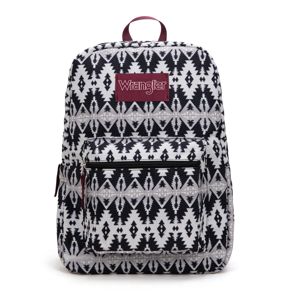 Wrangler Black Aztec Backpack