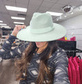 Mint Felt Hat
