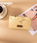 Wrangler Yellow Leopard Print Wallet