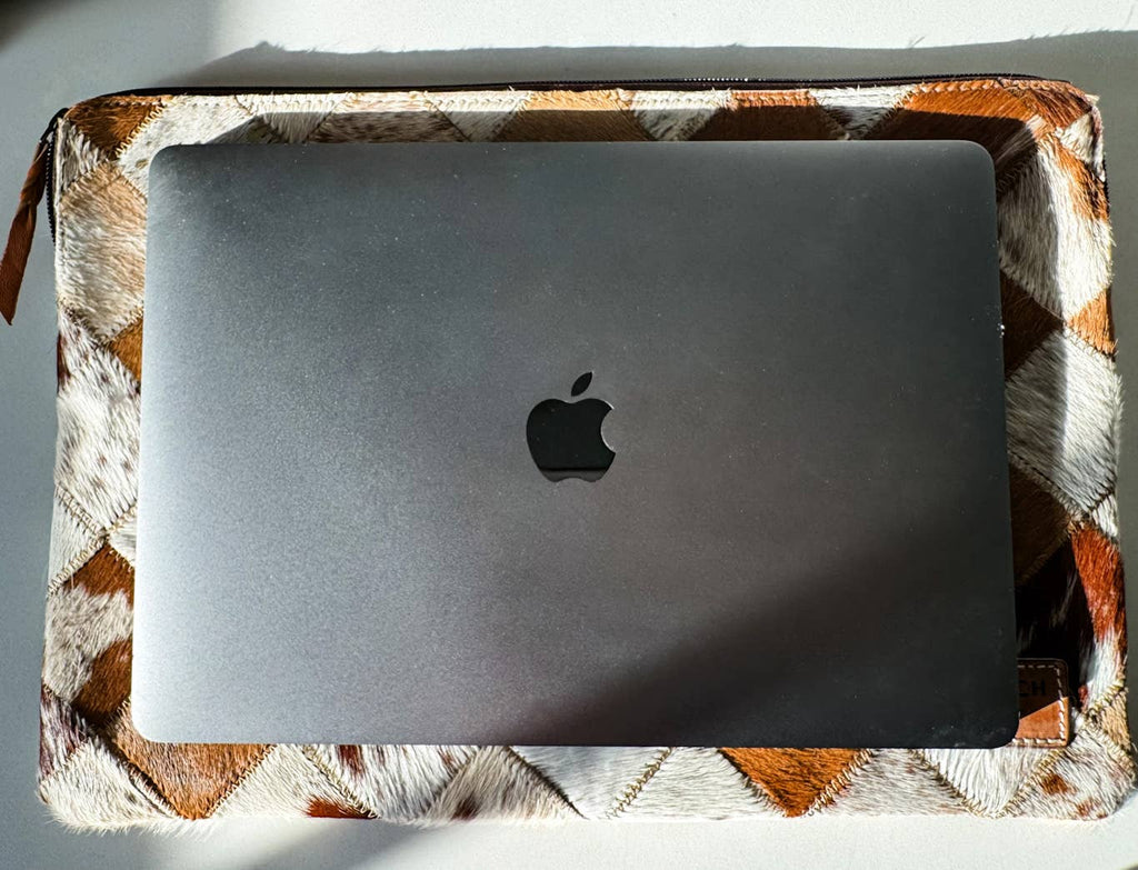 Genuine Cowhide Laptop Sleeve