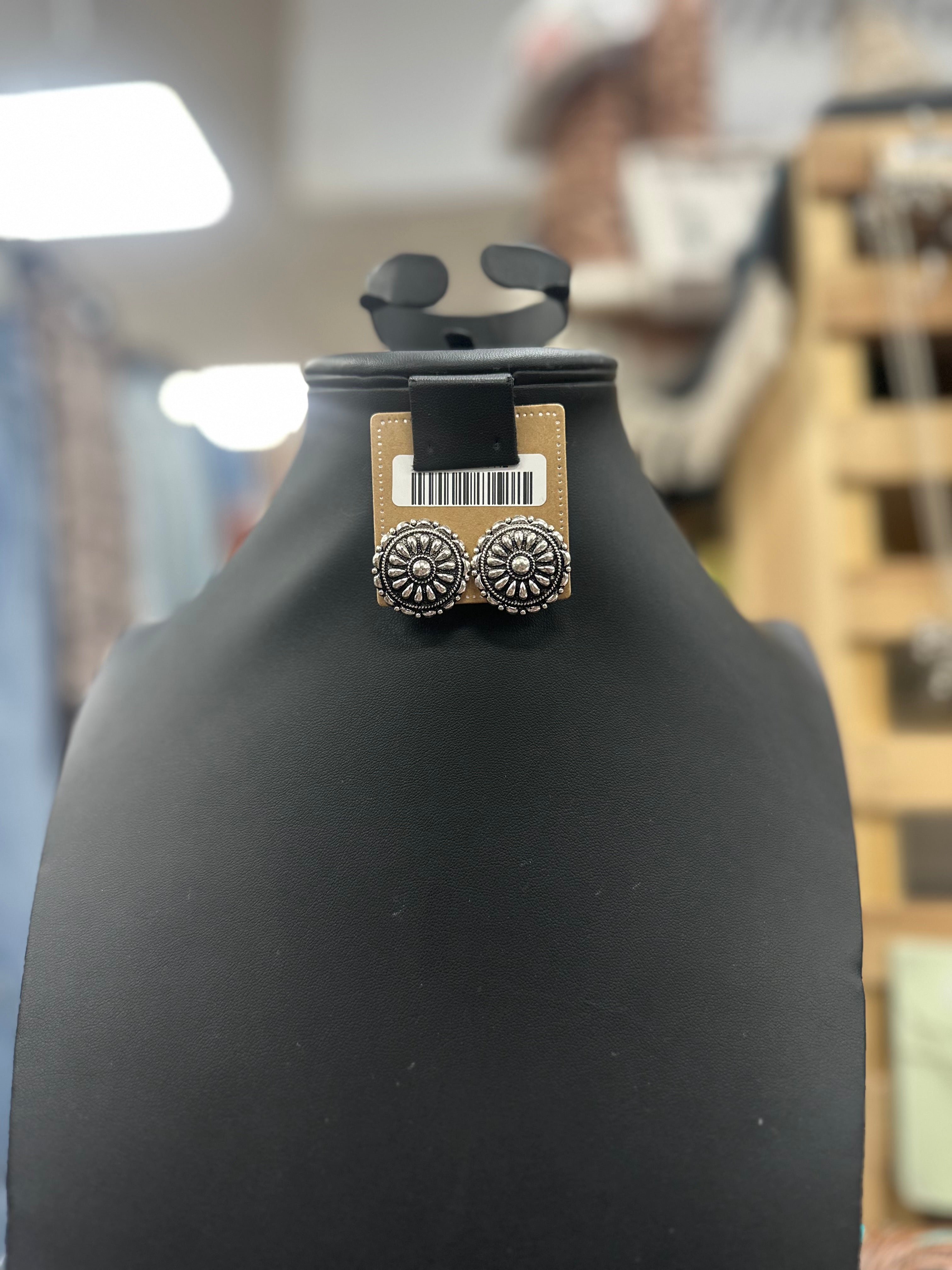 Round Bead Post Earrings