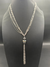 Load image into Gallery viewer, Crystal Pearl Y Necklace
