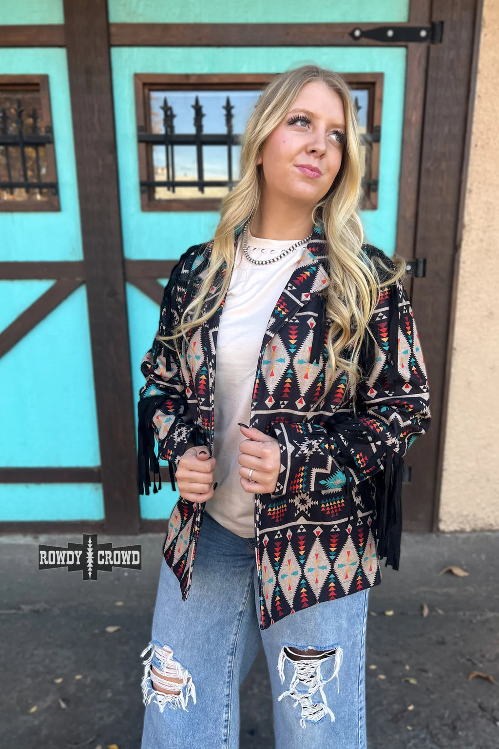 Jolene Southwestern Fringe Jacket