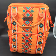 Load image into Gallery viewer, Wrangler Orange Southwestern Backpack
