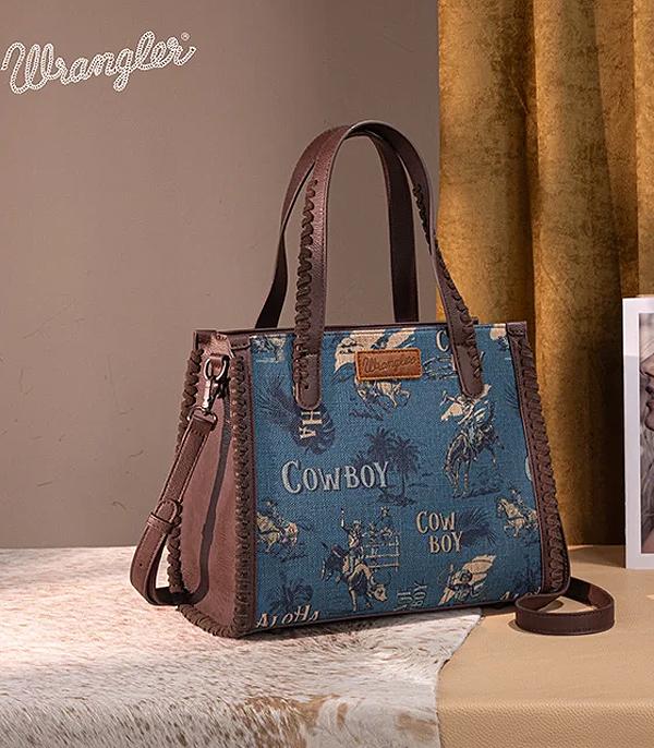 Wrangler Western Denim Tote Crossbody