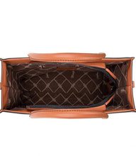 Load image into Gallery viewer, Wrangler Brown Leather Tote Crossbody Purse
