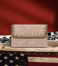 Load image into Gallery viewer, Wrangler Studded Wallet - Beige
