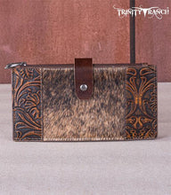 Load image into Gallery viewer, Trinity Ranch Oak Embossed Hair-On Wallet
