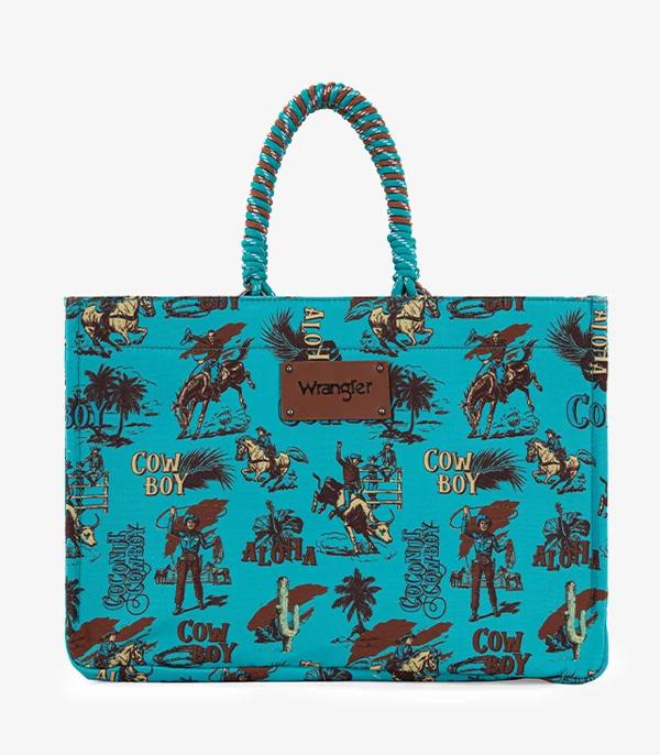 Wrangler Denim Rope Wild West Tote