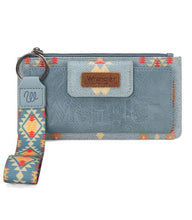 Load image into Gallery viewer, Wrangler Turquoise Southwestern Wristlet Wallet
