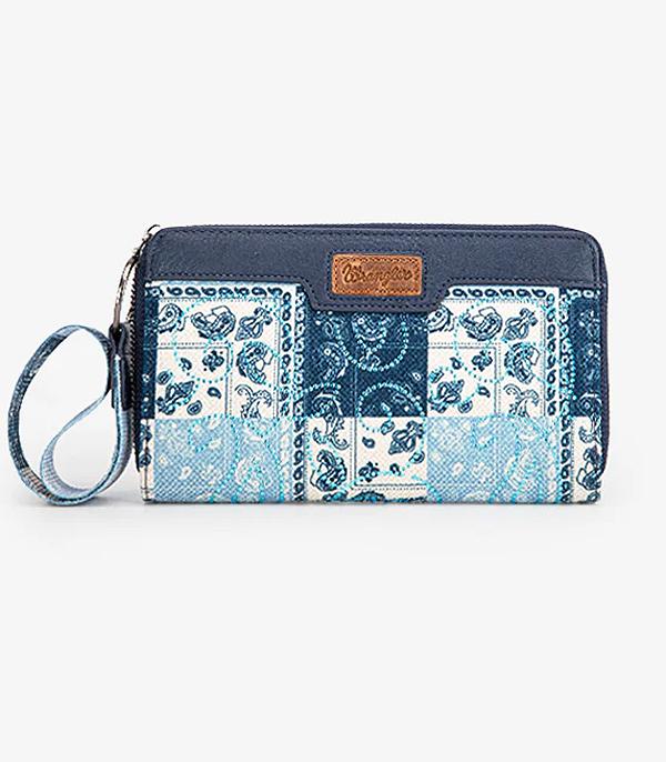 Wrangler Denim Paisley Wallet