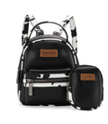 Wrangler Black Cow Print Mini Backpack