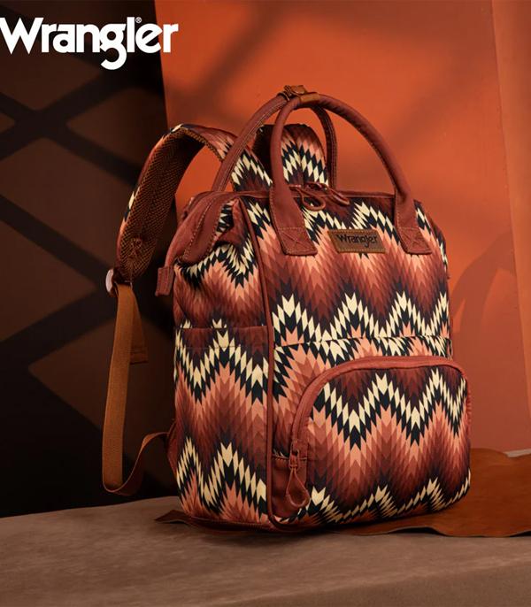 Wrangler Brown Southwestern Callie Backpack