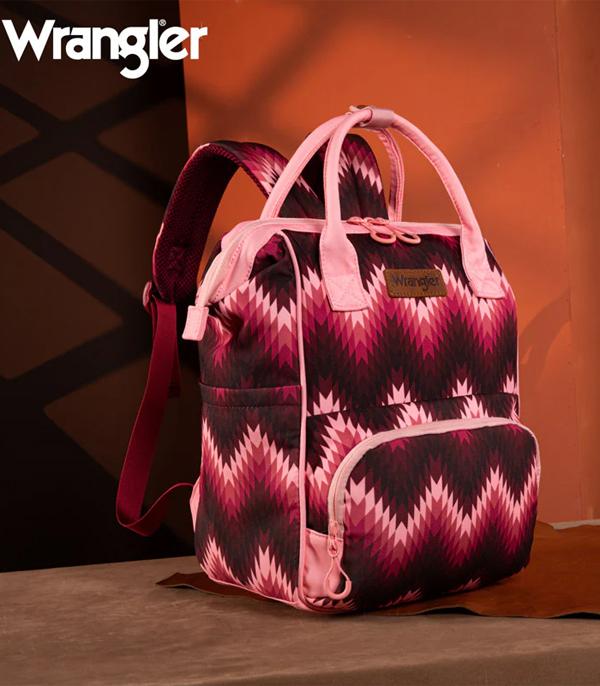 Wrangler Pink Southwestern Callie Backpack