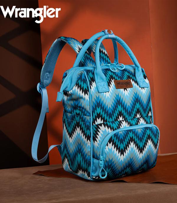 Wrangler Blue Southwestern Callie Backpack