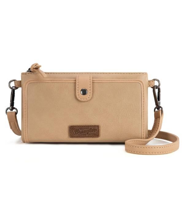 Wrangler Tan Wallet Crossbody