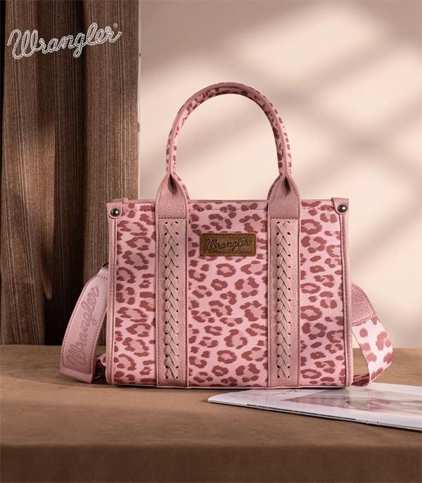Wrangler Leopard Pink Mini Tote Crossbody
