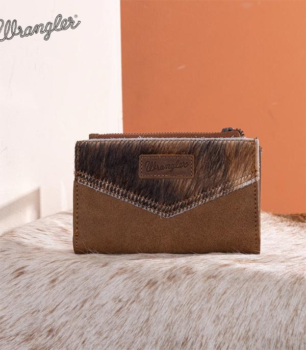 Wrangler Brown Cowhide Wallet