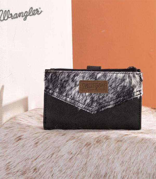 Wrangler Cowhide Black Wallet