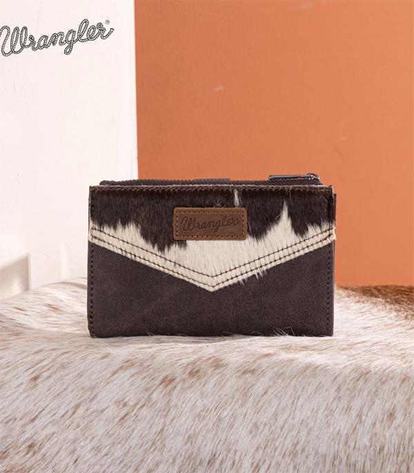 Wrangler Chocolate Cowhide Wallet