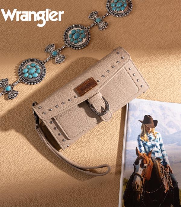 Wrangler Khaki Studded Wallet