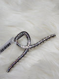 Silver Rhinestone Hair Clip