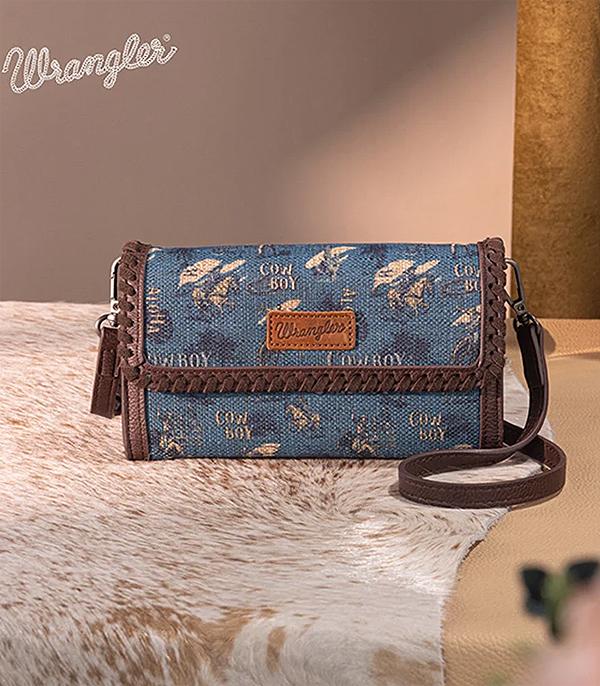 Wrangler Denim Western Wallet Crossbody