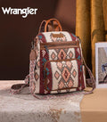 Wrangler Brown Aztec Backpack/Crossbody