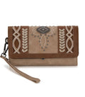 Montana West Khaki Boot Stitch Wallet