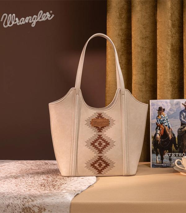 Wrangler Ivory Southwestern Shoulder Bag