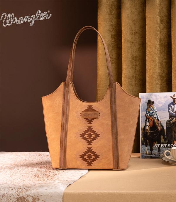 Wrangler Brown Southwestern Shoulder Bag