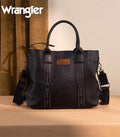 Wrangler Black Aztec Expanding Tote Crossbody