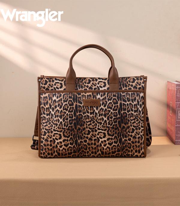 Wrangler Leopard Print Tote Bag