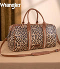 Wrangler Brown Leopard Weekender Bag