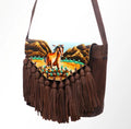 Leather Horse Shoulder Bag
