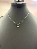 Crystal Horseshoe Pendant Necklace