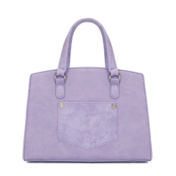 Wrangler Purple Lace Tote Crossbody