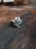 Turquoise Hummingbird Stretch Ring