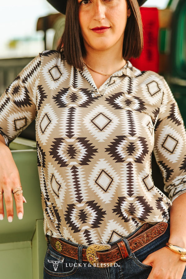 Sandstone Aztec Top