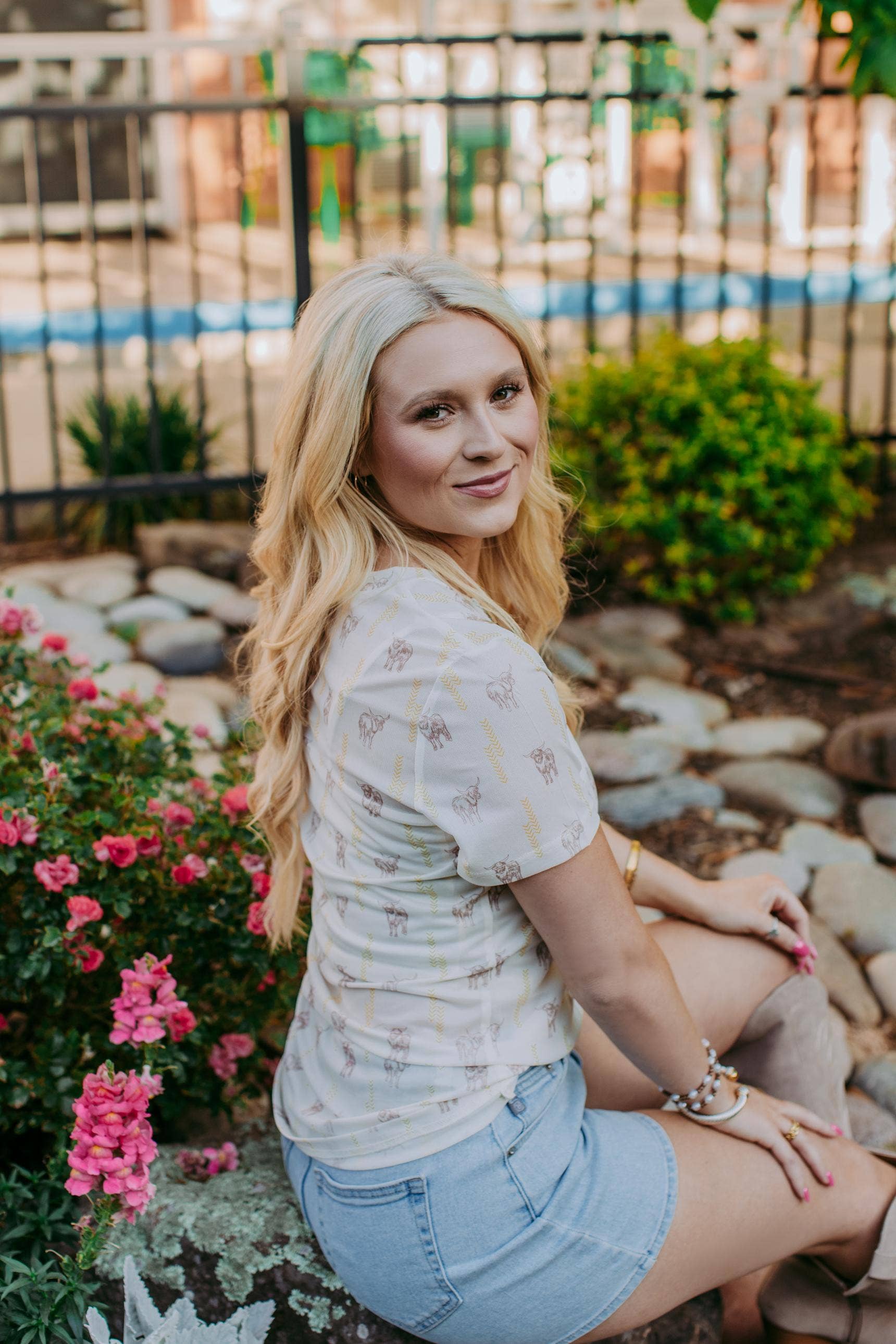 Highland Cow SL Mesh Top