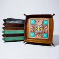 Turquoise Blossom Jewelry Tray