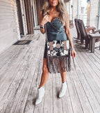 Regina Cowhide Crossbody Purse