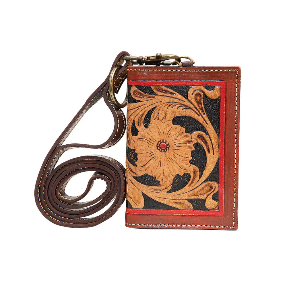 Wavering Flame Tooled Lanyard