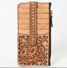 Load image into Gallery viewer, Tooled Leather Card Wallet
