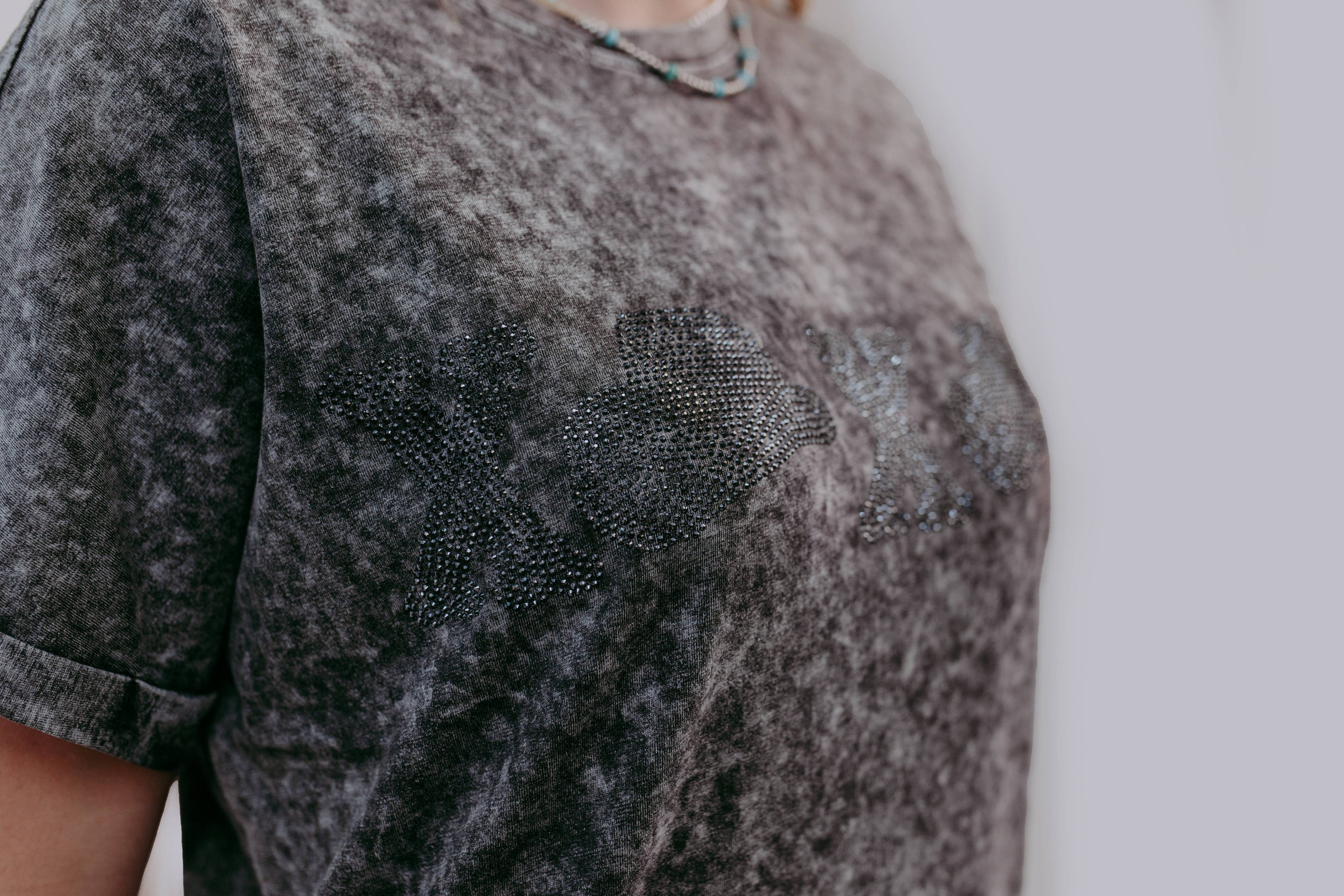 XOXO Charcoal Tee Dress